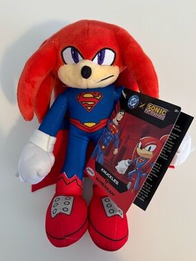Sonic the Hedgehog Knuckles Superman Plush Toy